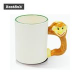 Bestsub 11 Oz Animal Ceramic Sublimation Photo Mug (B1DW-09)