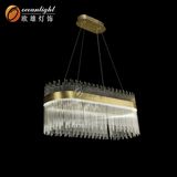 2018 New design Fiber Crystal Chandelier Lighting
