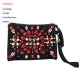 LC-042 Gift for Lady Shiny Crystal Rich Ladies Clutch Bag Fashion Evening Bags Women Cosmetic Bag