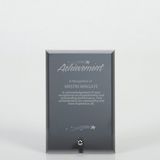 Black Mini Glass Award Plaque (#76281, #76284)