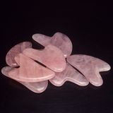 Rose Quartz Massage Board with Heart Shape