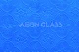 3mm, 4mm, 5mm, 5.5mm, 6mm Blue Figured / Patterned Glass Blue Figured Glass