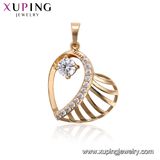 33597 Fashion Cubic Zirconia Jewelry Necklace Pendant in Heart-Shaped