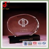 Optic Crystal Glass Round Blank Iceberg Block (JD-CB-319)