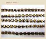 China Manufacture Rhinestone Cup Chain Trimming Golden Gold Old Gold