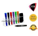 Clear Acrylic Wall Mountable Dry Erase Marker & Eraser Holder
