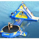 Water Park Game Inflatable PVC Tarpaulin Climb and Bouncer