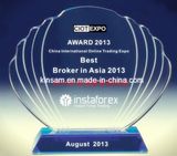 Blank Award Plaques Clear Crystal Glass Awards (KS04031)