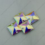 Sqaure Shape Ab Crystal Garment Stones (DZ-3068)