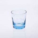 6oz Embossment Colored Mouth Water Glass
