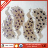 2016 Tailian Hot Fix Peacock Design Rhinestone Mesh
