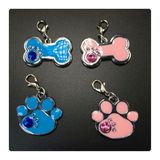 Crystal Dog Accessory, Pets Jewelry, Pet ID Tag
