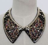 Ladies Fashion Charm Crystal Costume Necklace Garment Collar (JE0080-2)