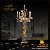 Special Ceramic Flower and Brass Base Desk Lamp (TA-883-6+1)