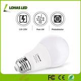 6W A19 E26 Dusk to Dawn Sensor Light Bulb