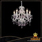 Unique Design Indoor Decoration Painted Chandelier (4425-5L clear+pink)