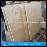 Natural Beige/Cream Travertine for Floor Tiles/Countertops/Cut to Size