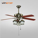 52 Inch 3 Lights Controller Switch Luxury Decorative Ceiling Fan