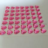 Custom Made Clear Acrylic Stone Stickers, Diamond Rhinestone Sticker