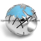 Travelling Memorial Jewelry Globe Charm Bead