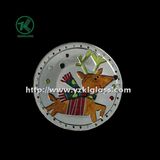 Single Wall Color Glass Plate by SGS (KLP110824-8B2)