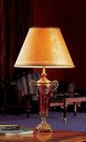 Phine Pd0436-01 Polyresin Desk Lamp with Fabric Shade