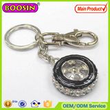 Luxury Birthday Gift Crystal Wheel Logo Car Keychain #15299