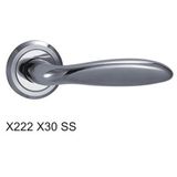 Stainless Steel Hollow Tube Lever Door Handle (X222X30 SS)