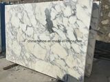 China Honed Bianco Arabascata White Marble Slab for Project