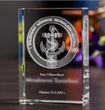 K9 Crystal Cube for Business Souvenir