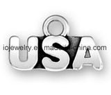 Fashion Custom Alphabet Letter USA Charm