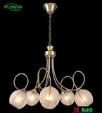 Modern Hanging Bend Art crystal Glass Bend Light Hanging Pendant Lighting
