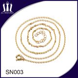 Simple Gold Designs Girls Chain Silver Necklace