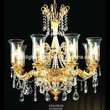Bright Brass Candle Pendant Lamp (PX0238/D8)
