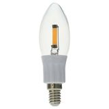 C35 1.6W 180lm Ww E14 COB LED Candle
