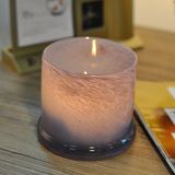 Blown Cased Glass Candle Vessel