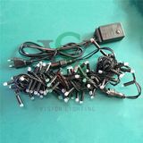 Balck Wire Flashing LED String Lights for Christmas Tree Decorations