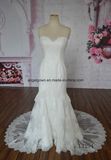 2016 Halter Satin Lace Mermaid Wedding Dresses