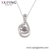 Necklace-00078 Xuping Best Selling Platinum Gold Plated Necklace Crystals From Swarovski Women Jewelry