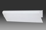 New Design Matt White Lighted Hotel Wall Mirror Light