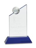 Golf Ball Trophy Blue Base