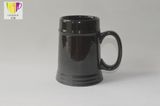 Hot Sale Big Black Ceramic Beer Mug