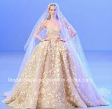 Luxury Bridal Ball Gowns Elie Saab Crystals Corset Wedding Dress Wdo76