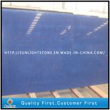 Brazil Hot Plain blue Color Artificial Quartz Stone Slabs