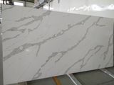 Calacatta Nuvo Quartz Stone Slab with Natural Veins