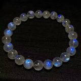 Semi Precious Stone Labradorite Moon Stone Bracelet