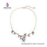 Vintage Simple Flower Shape Fashion Accessories Alloy Pendant Necklace