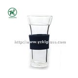 Double Wall Glass Bottle by BV, SGS, (Dia9cm, H: 18cm, 410ml (KL120908-6A)