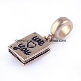 Wholesale Custom Logo Metal Bracelet Pendant Charm