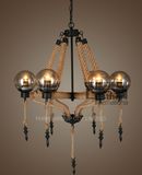 Rope High Quality Decoration Creative Bar Shop Chandelier Lamp